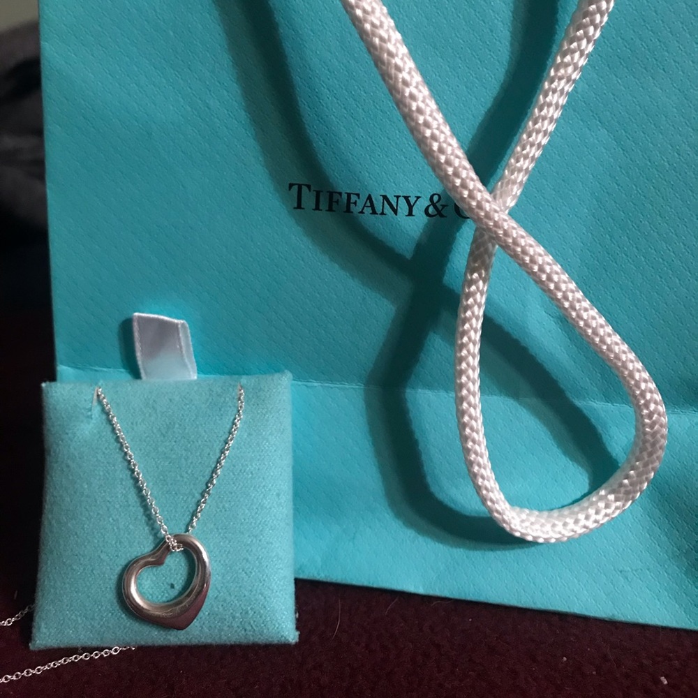 Tiffany & Co Elsa Peretti Open Heart Necklace